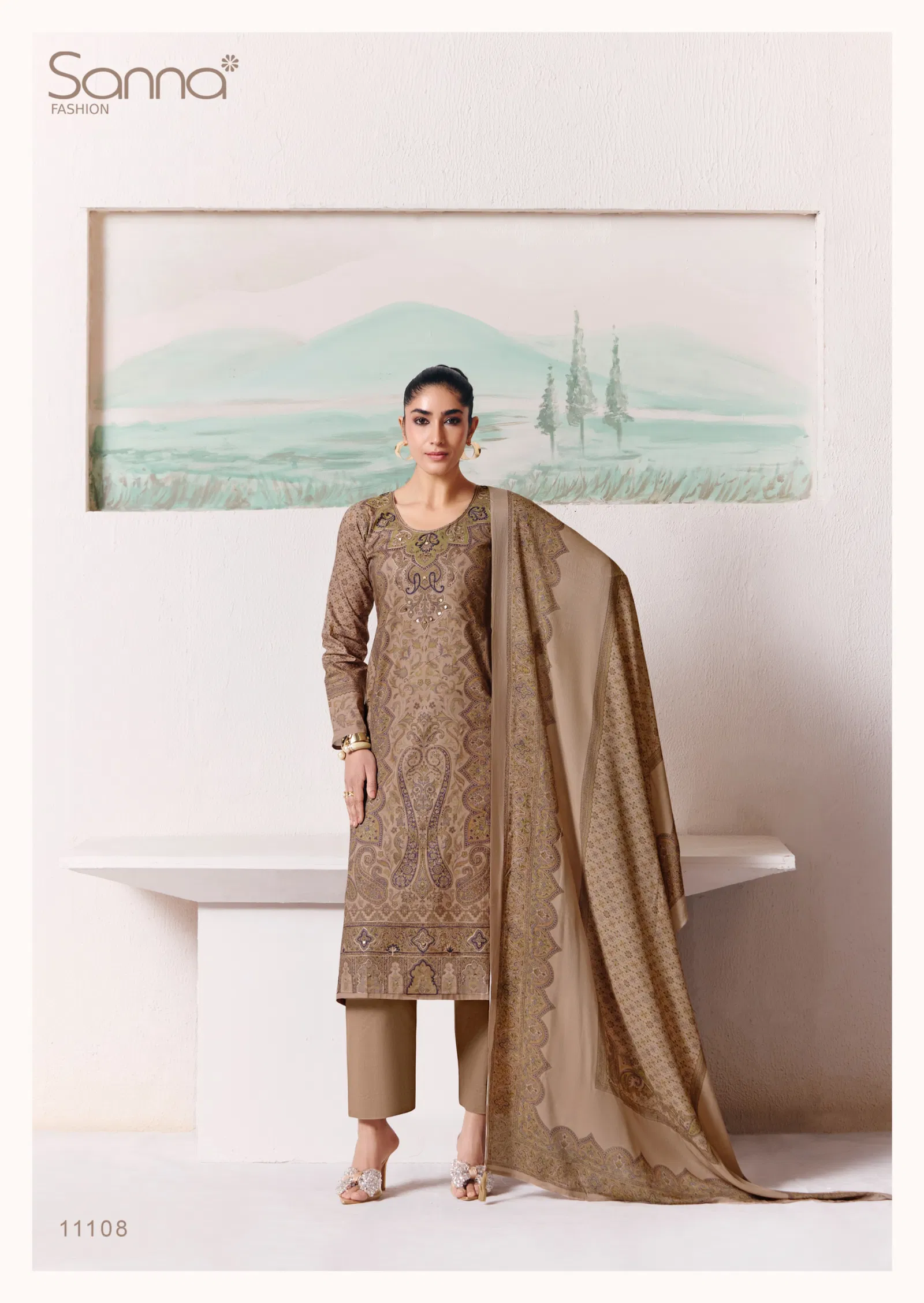 Sanna Naaz Milanz Cotton Digital Print With Work Salwar Kameez Full Catalog available at wholesale rate.