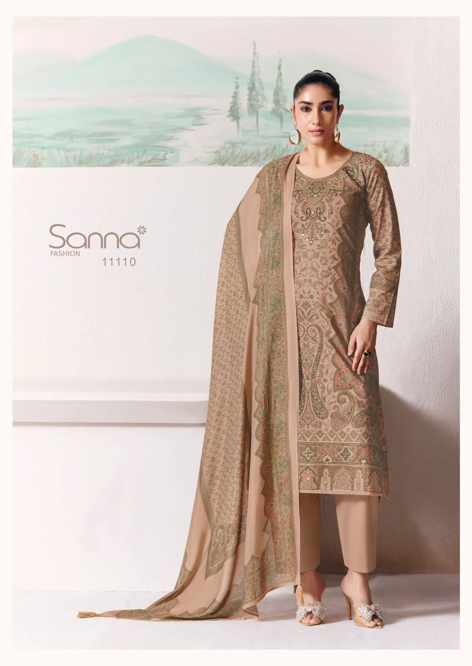 Sanna Naaz Milanz Cotton Digital Print With Work Salwar Kameez Full Catalog available at wholesale rate.