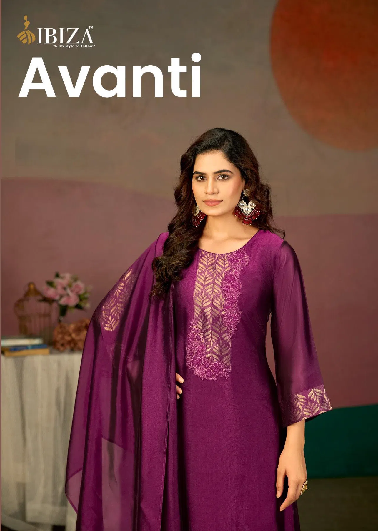 Ibiza Avanti Banglory Silk Jacquard With Work Salwar Kameez Collection 