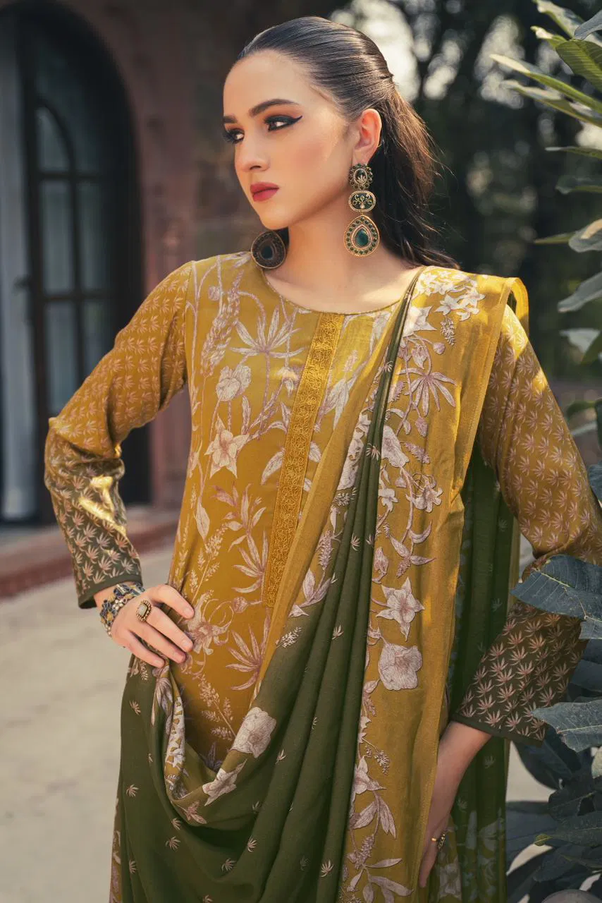 Prm Flavia Jam Silk Digital Print With Fancy Work Salwar Kameez Collection 