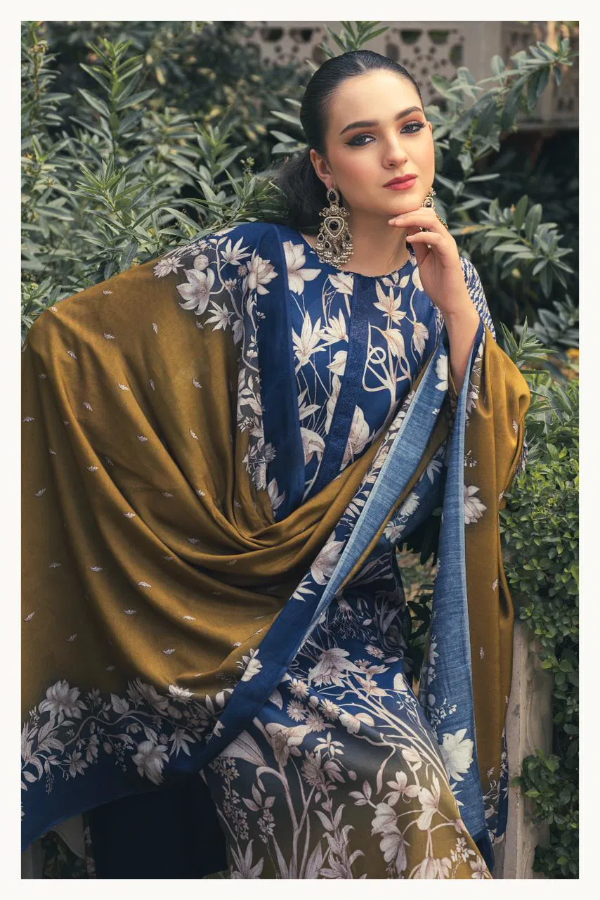 Prm Flavia Jam Silk Digital Print With Fancy Work Salwar Kameez Collection 