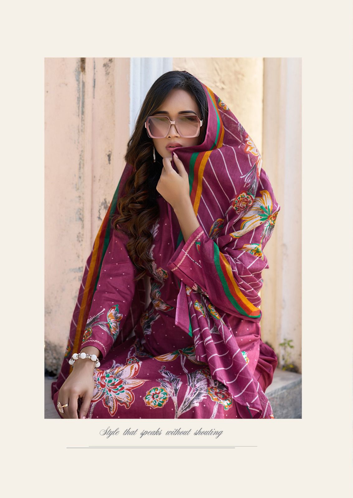 Saanvi Nazakat Vol 1 Heavy Cotton Printed With Exclusive Work Dress Material Collection 