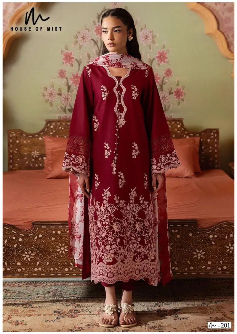 House Of Mist Ghazal Vol 21 Cotton Karachi Dress Material Collection