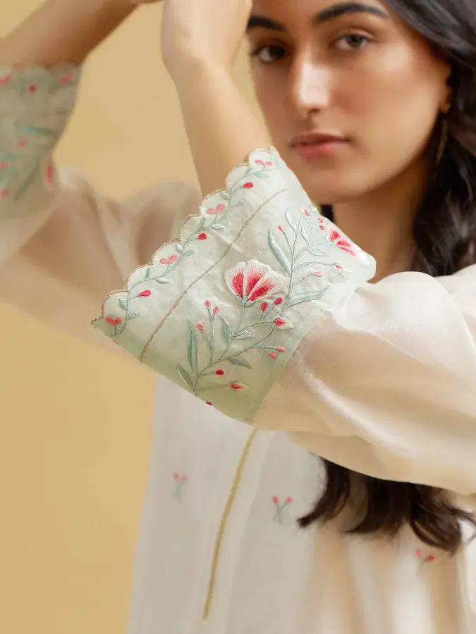 Naisha K 621 Cotton With Embroidered Kurti And Pant Collection