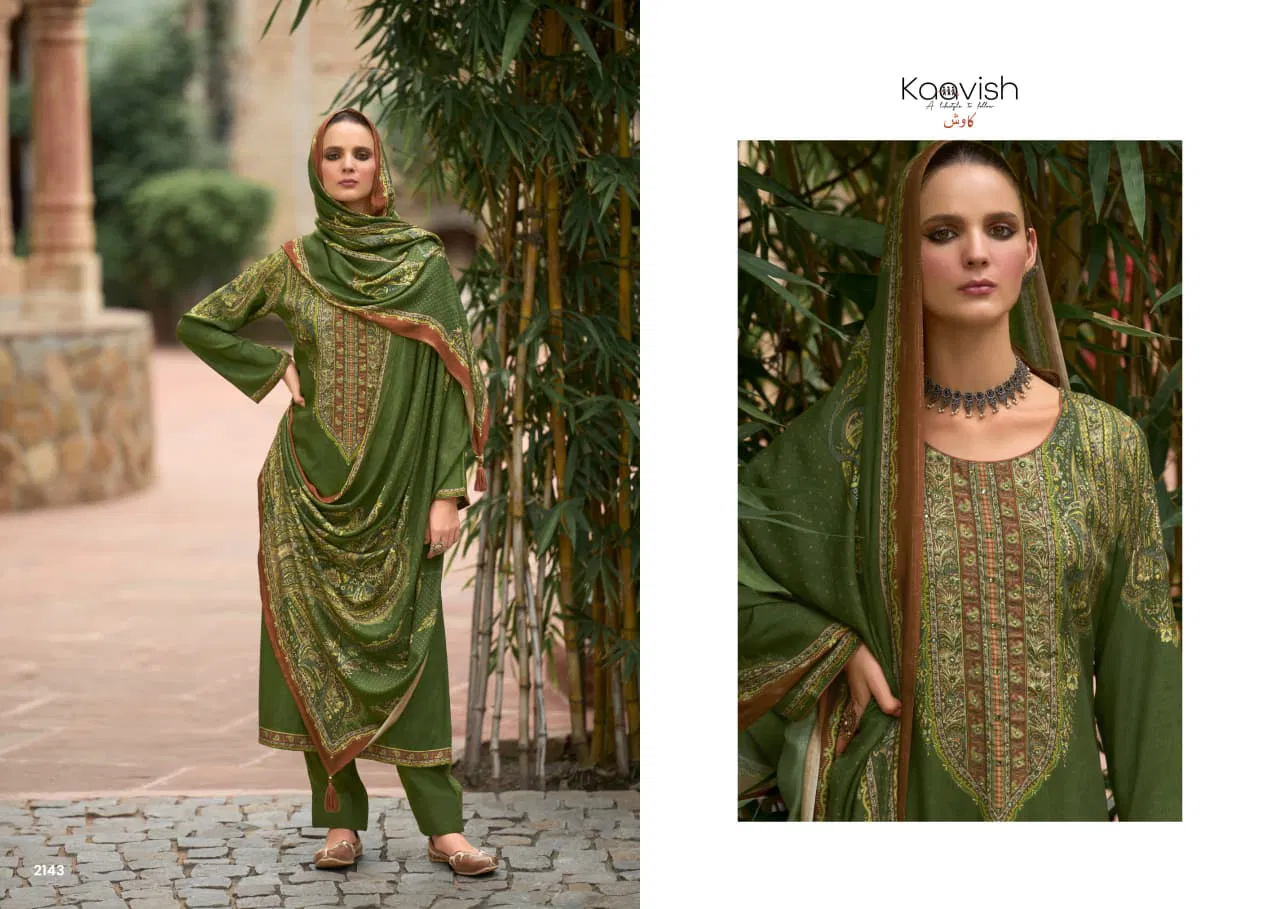 Kaavish Summer Vibes Jam Cotton Digital Print With Work Dress Material