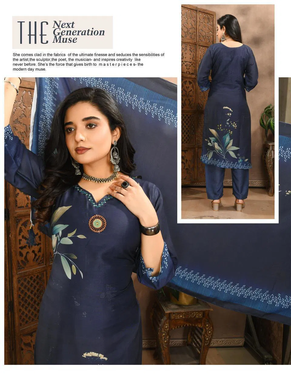 Aishwariya 101 To 108 Muslin Digital Printed Kurti Set Collection