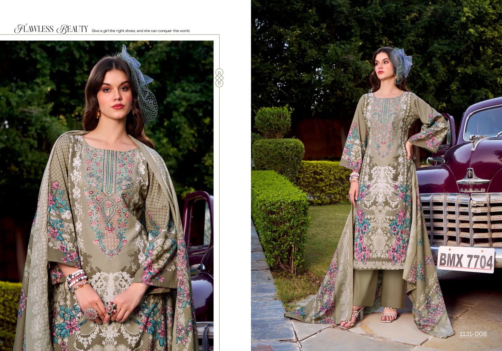 Romani Needle Wonder Vol 7 Cotton Digital Print Dress Material