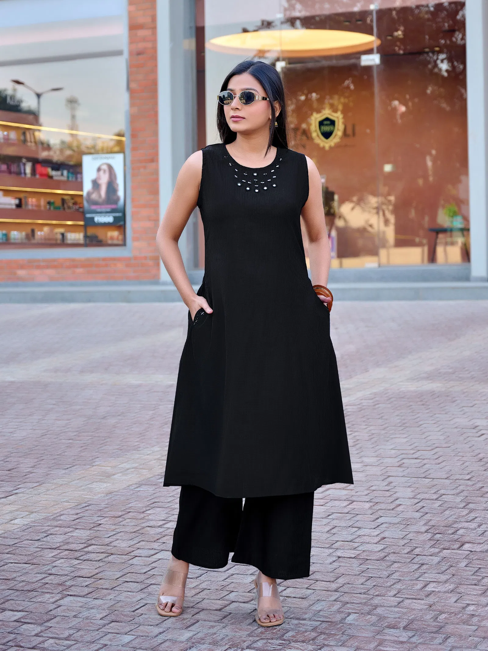 Naisha K 633 Berlin Manual Work A Line Co Ord Set Collection