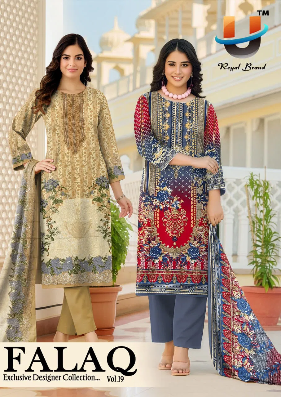 Royal Falaq Vol 19 Cotton Printed Dress Material Collection