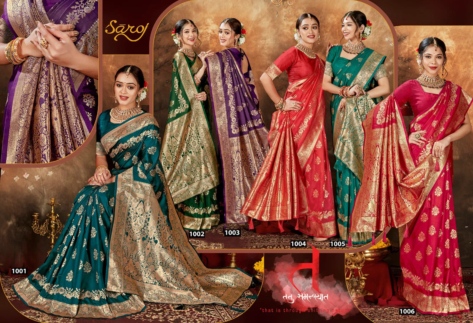 Saroj Arundhati Silk Vol 6 Rich Pallu Festival Wear Stylish Saree