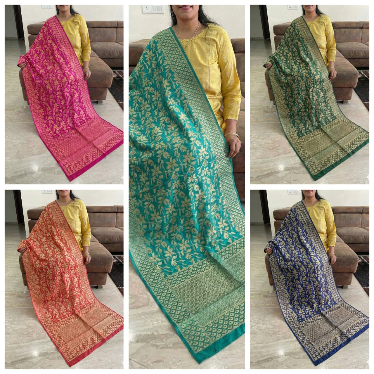 Maji Banarasiya Dupatta Vol 1 Can be worn with any traditional attire Dupatta Collection 