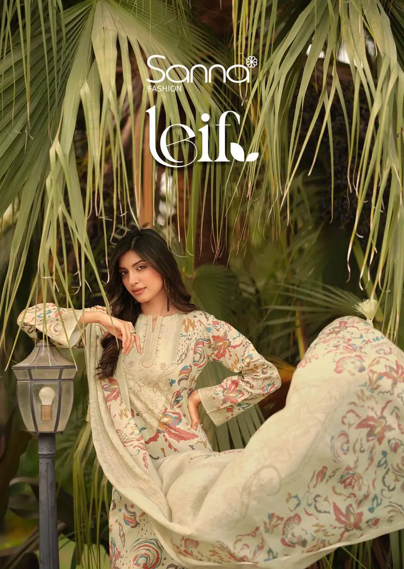 Sanna Leif Jam Cotton Digital Print With Work Salwar Kameez