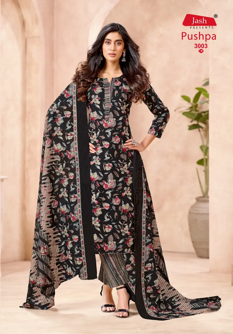 Jash Pushpa Vol 3 Pure Cotton Printed Dress Material Collection