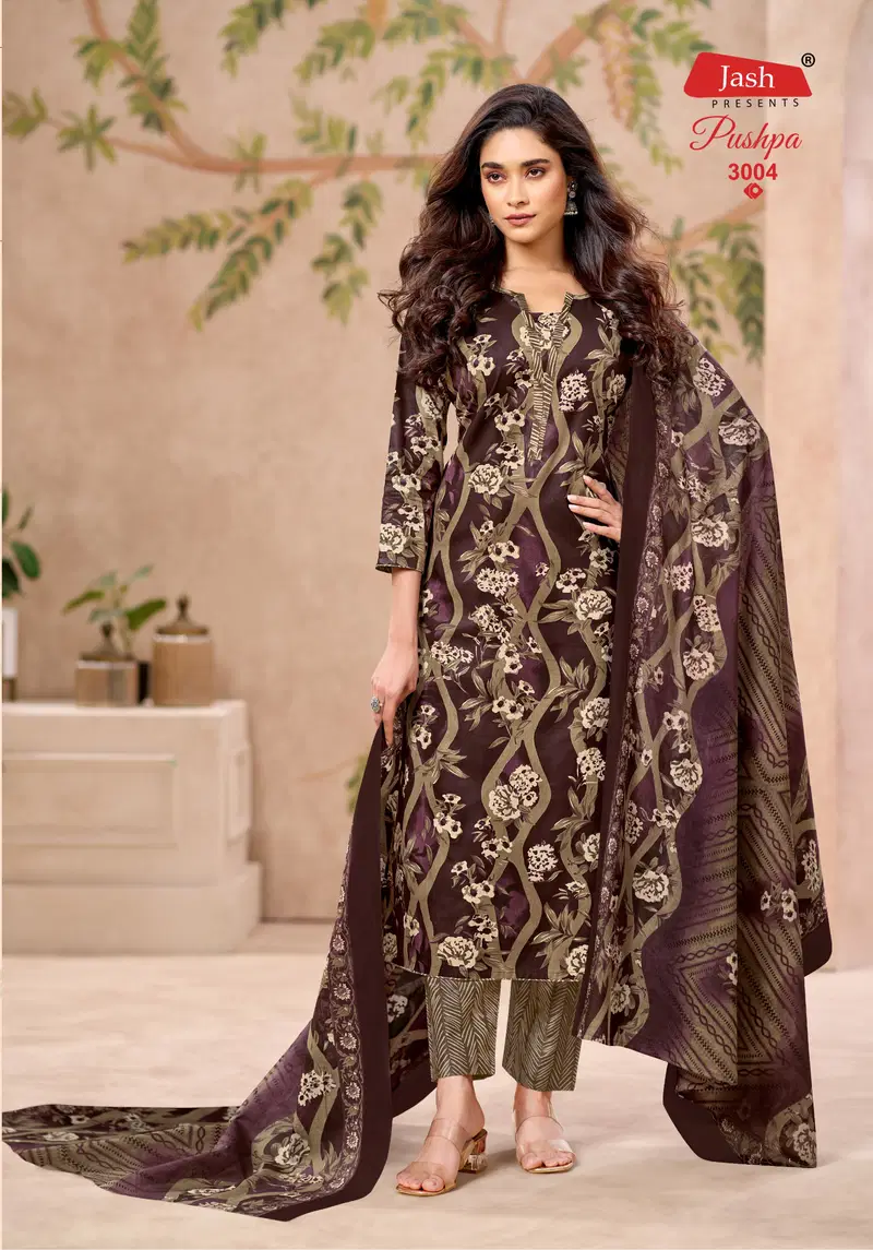 Jash Pushpa Vol 3 Pure Cotton Printed Dress Material Collection