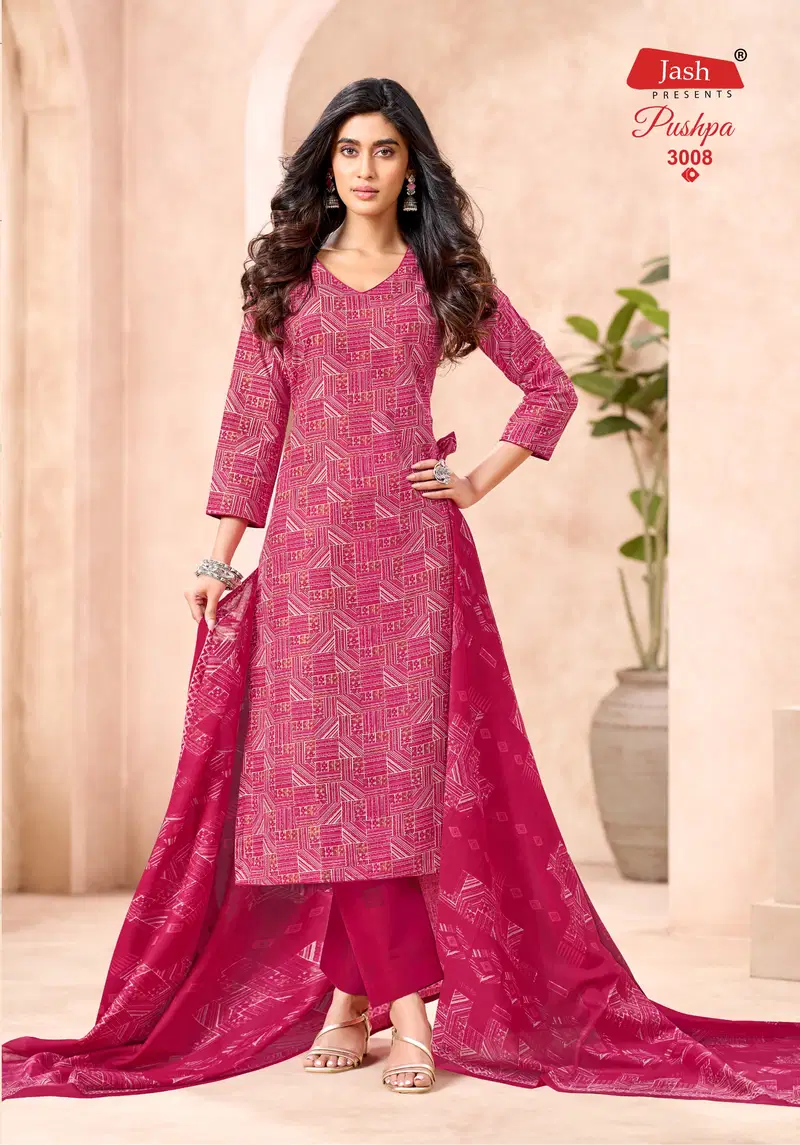 Jash Pushpa Vol 3 Pure Cotton Printed Dress Material Collection