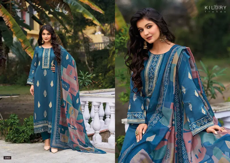 Kilory Safira Jam Cotton With Digital Print Embroidery Salwar Kameez