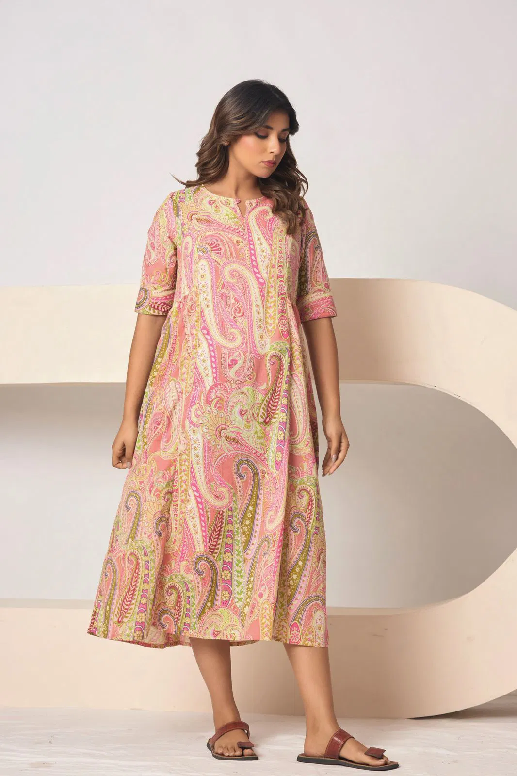 Naisha K 641 Mul Cotton Stylish Wear One Piece Collection