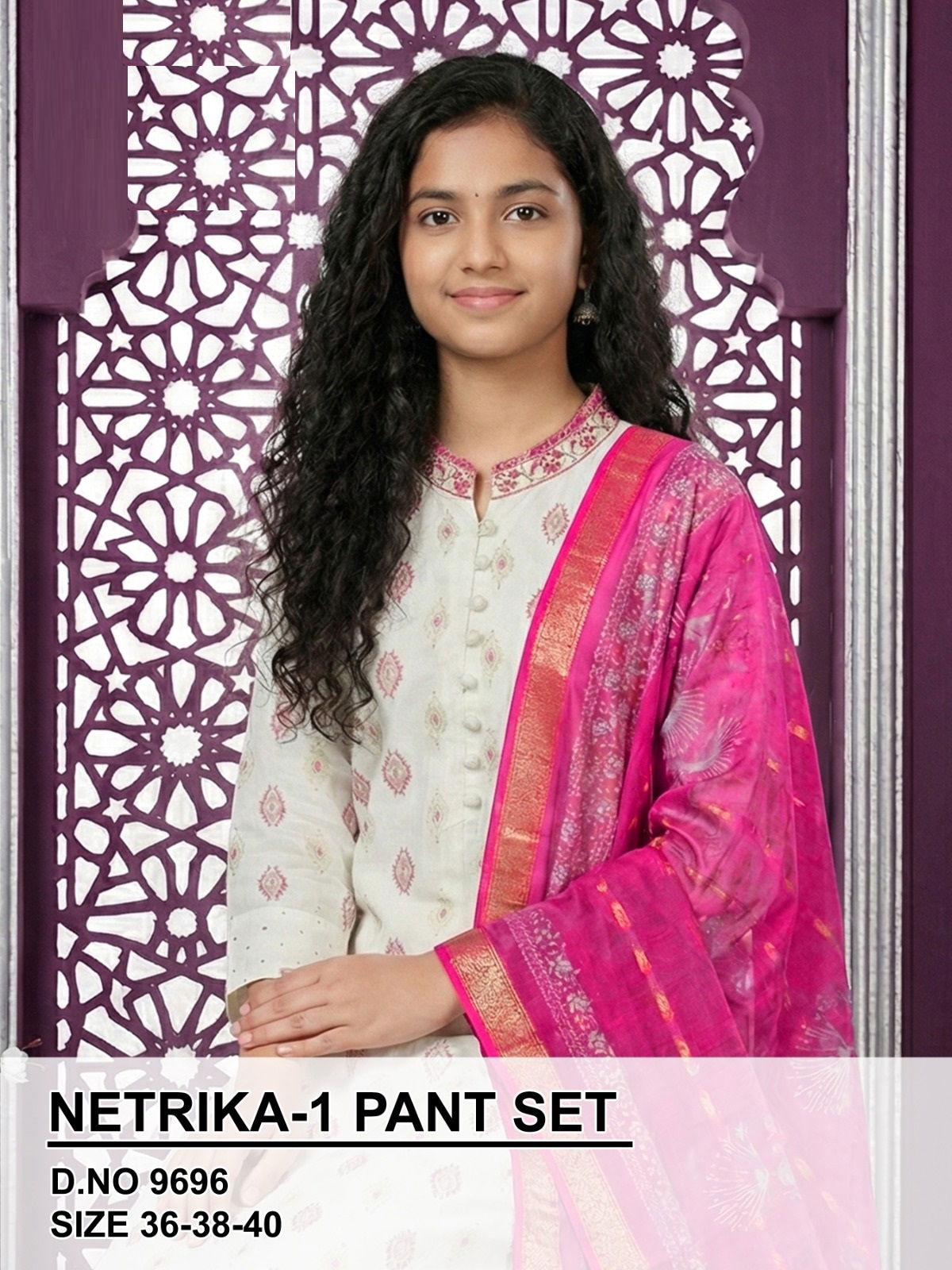 Netrika Vol 1 Roman Silk Pant Set Festival Wear Collection