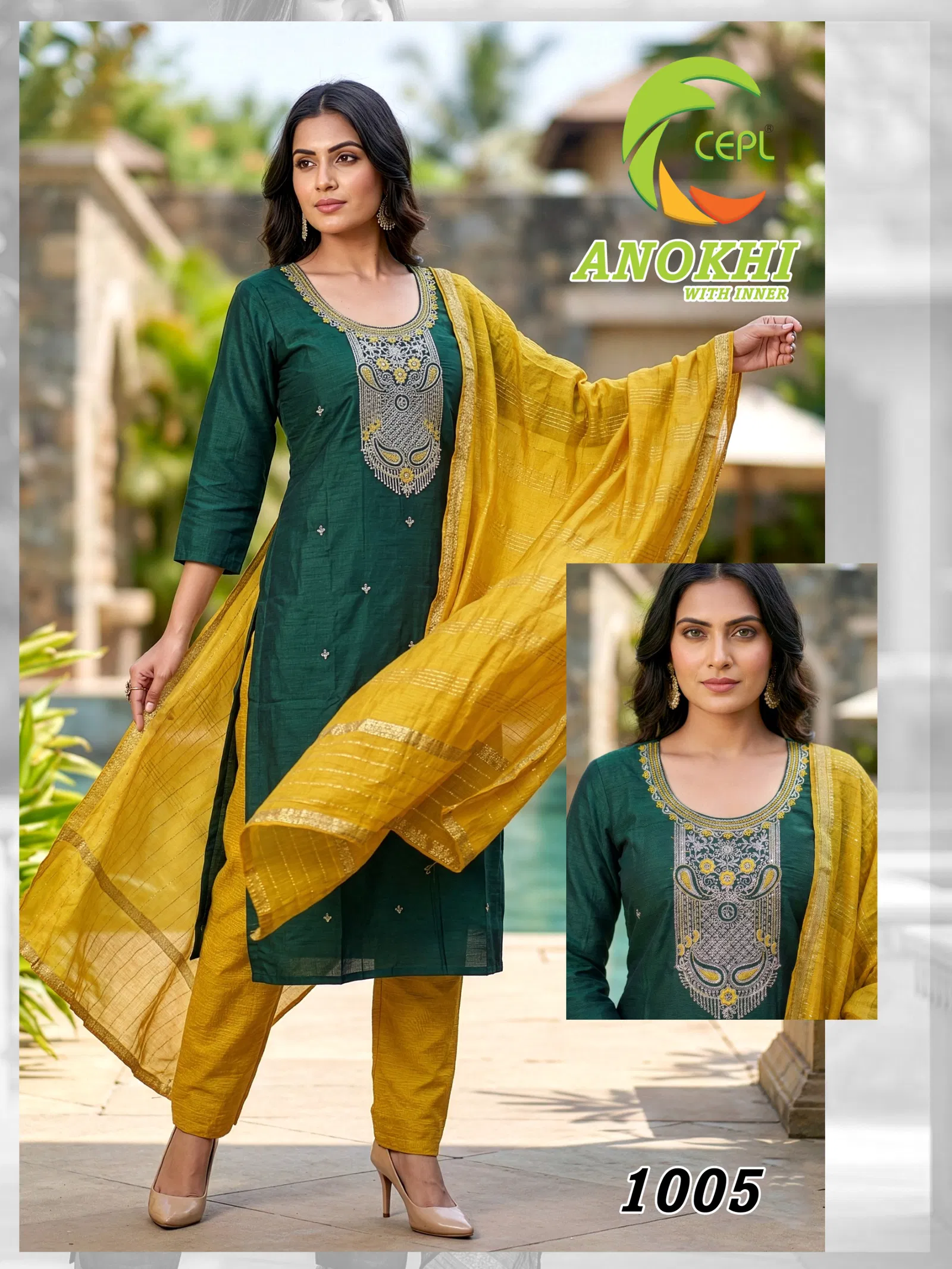 Anokhi Vol 1 Heavy Vatican Silk Kurti Set Collection