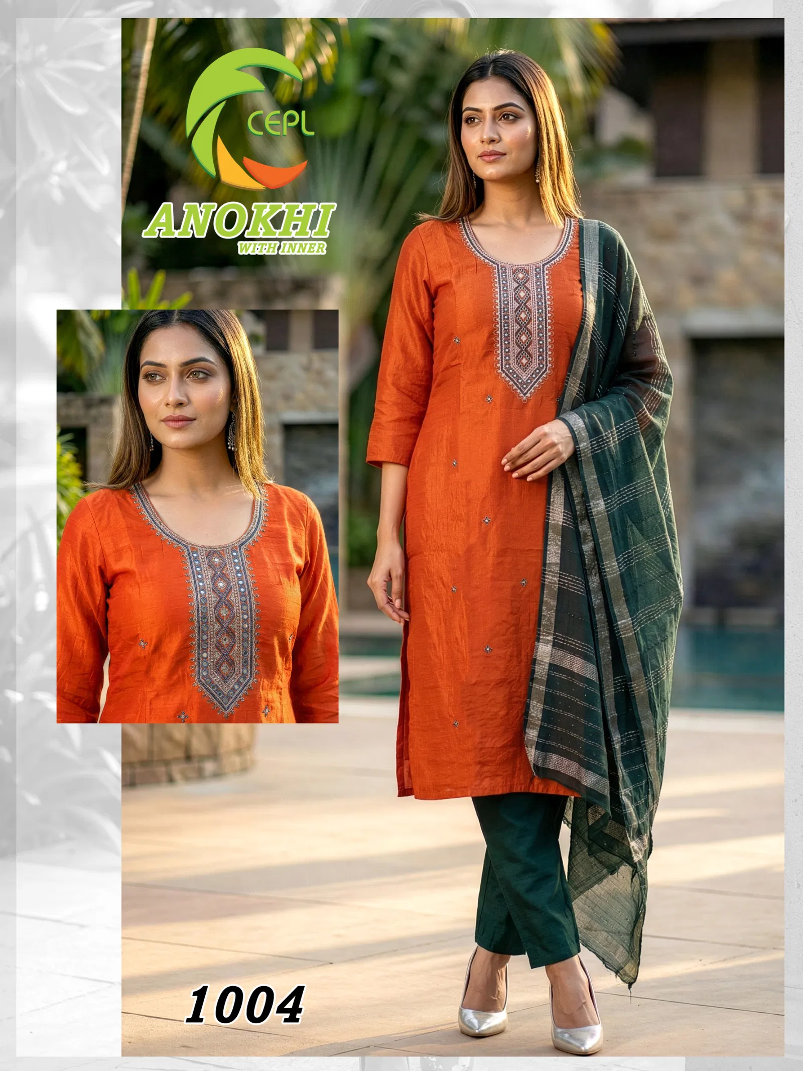 Anokhi Vol 1 Heavy Vatican Silk Kurti Set Collection