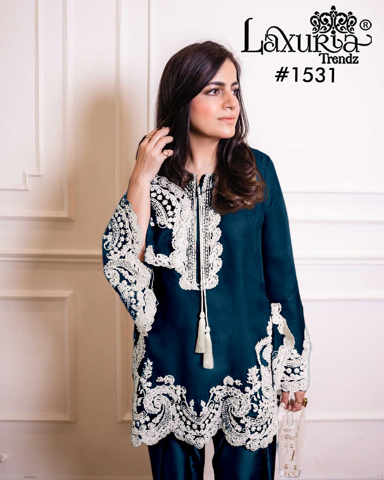 Laxuria Trendz 1550 Vichitra Tunic Ready Made Pakistani Collection 