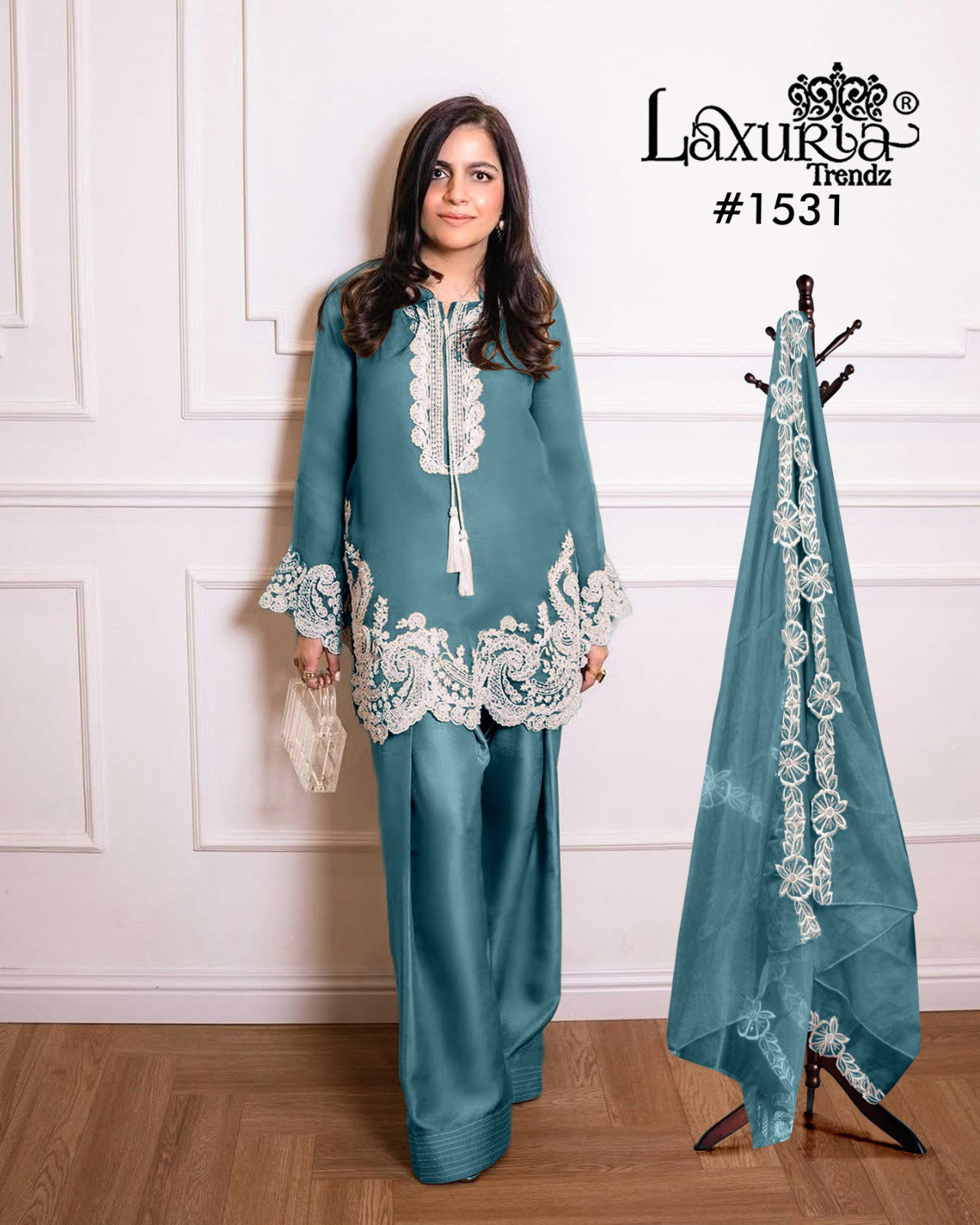 Laxuria Trendz 1550 Vichitra Tunic Ready Made Pakistani Collection 