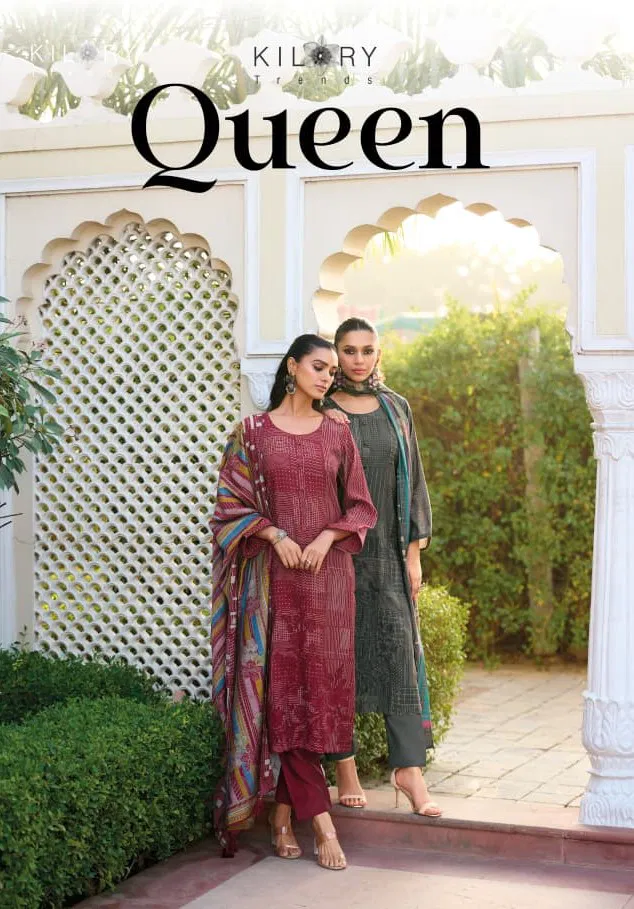 Kilory Queen Modal Silk Digital Print With Work Salwar Kameez Collection 
