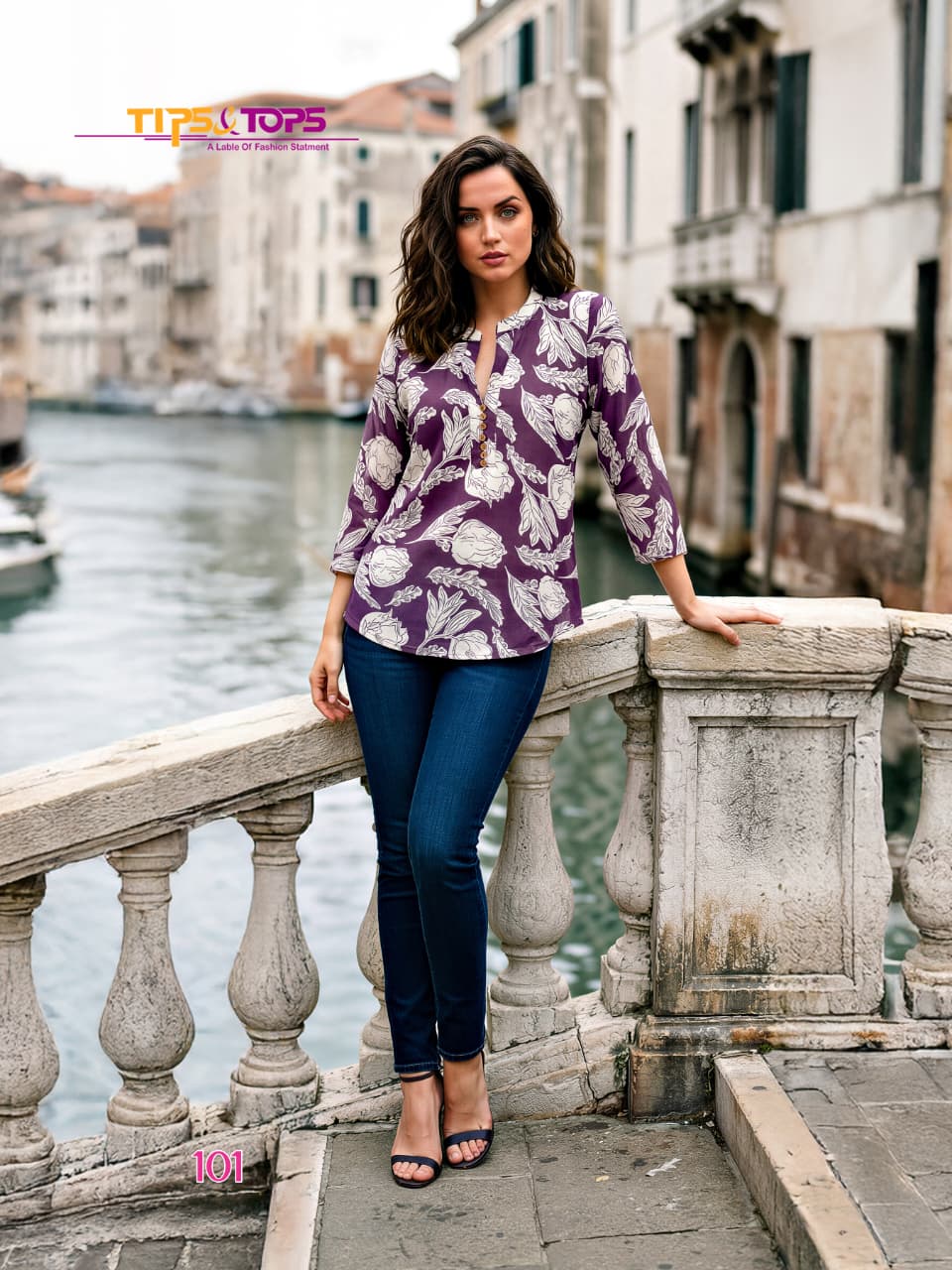 Tip And Tops Baby Vol 8 Rayon Printed Fancy Short Top Collection 