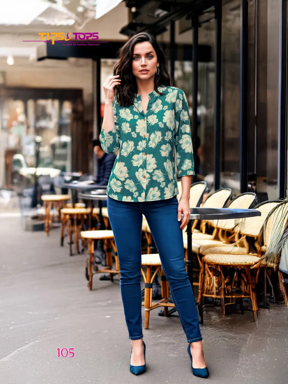 Tip And Tops Baby Vol 8 Rayon Printed Fancy Short Top Collection 