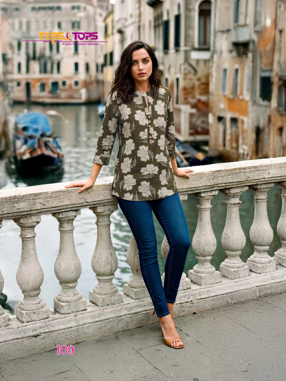 Tip And Tops Baby Vol 8 Rayon Printed Fancy Short Top Collection 