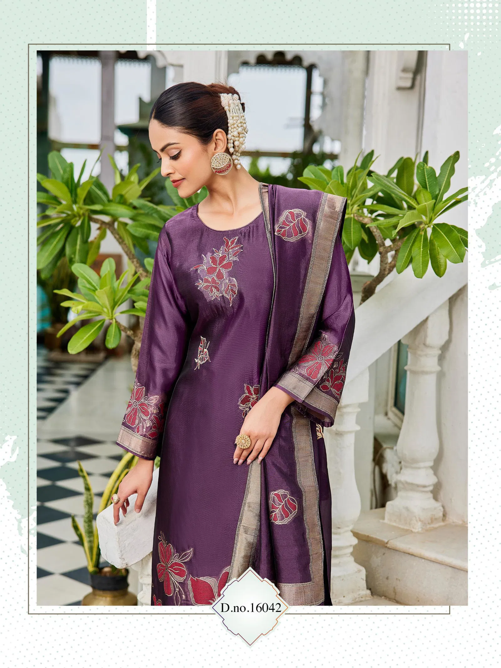 Ibiza Suroor 16042 Banglory Silk With Embroidery Work Salwar Kameez Collection 