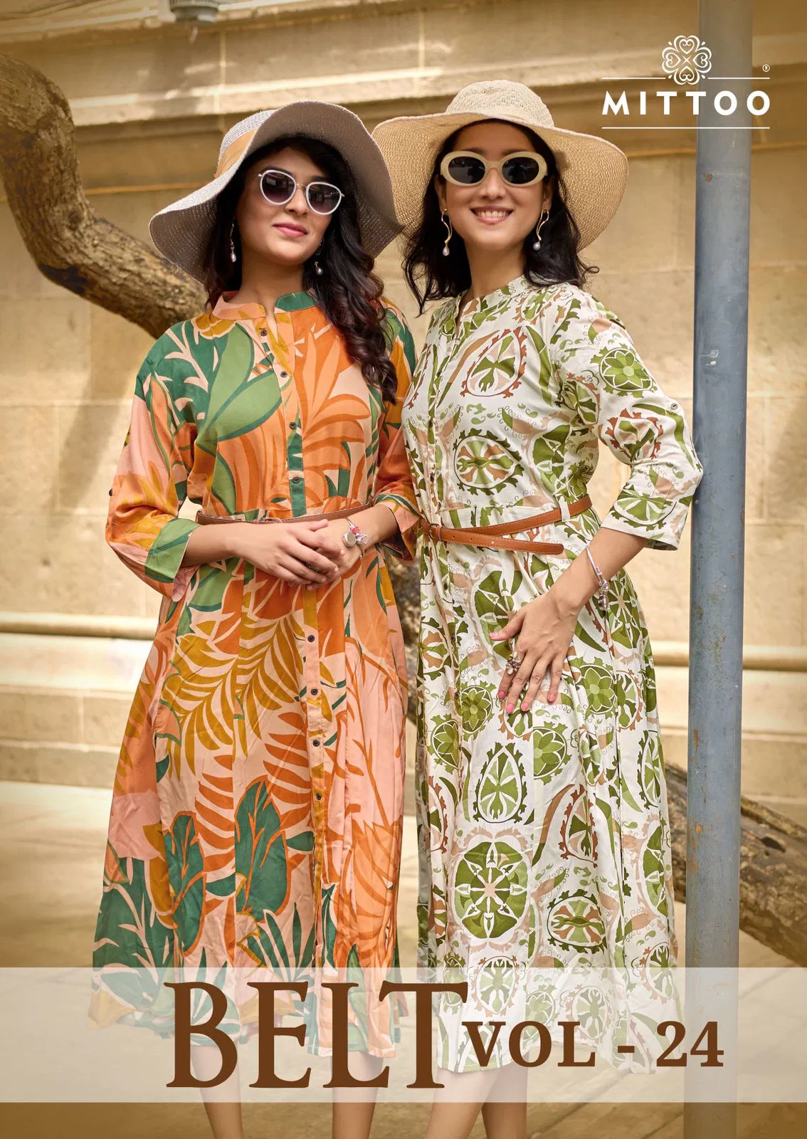 Mittoo Belt Vol 24 Rayon Printed Casual Wear One Piece Collection