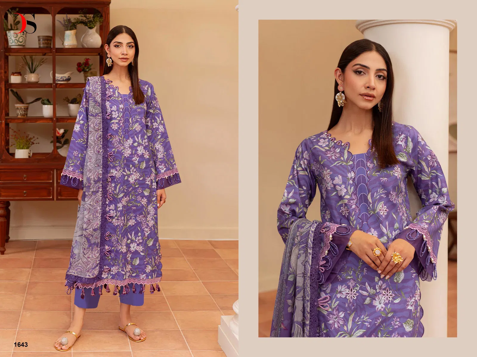 Deepsy Jade Flora Vol 3 Cotton Dupatta Cotton Pakistani Salwar Kameez Collection 