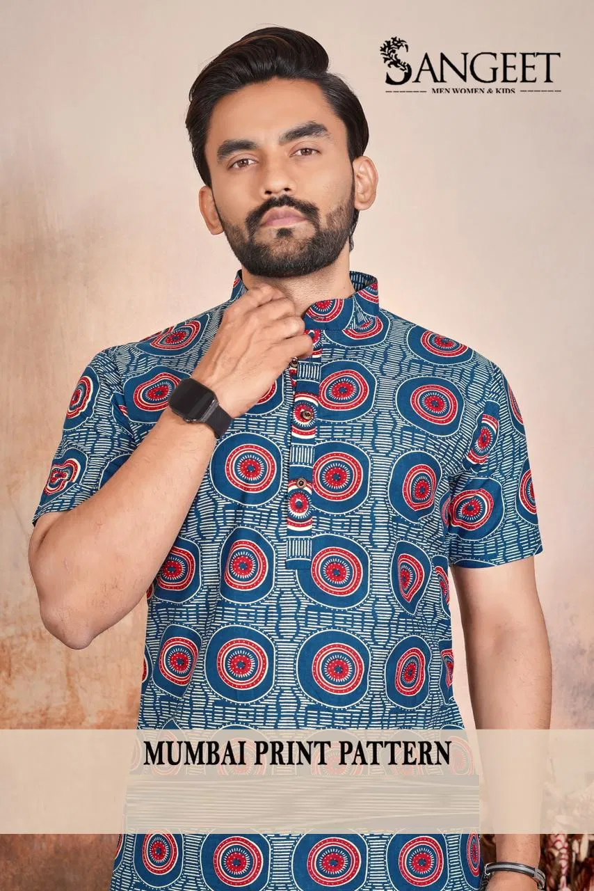 Sangeet Mumbai Print Pattern Vol 2 Cotton Casual Wear Shirt Collection