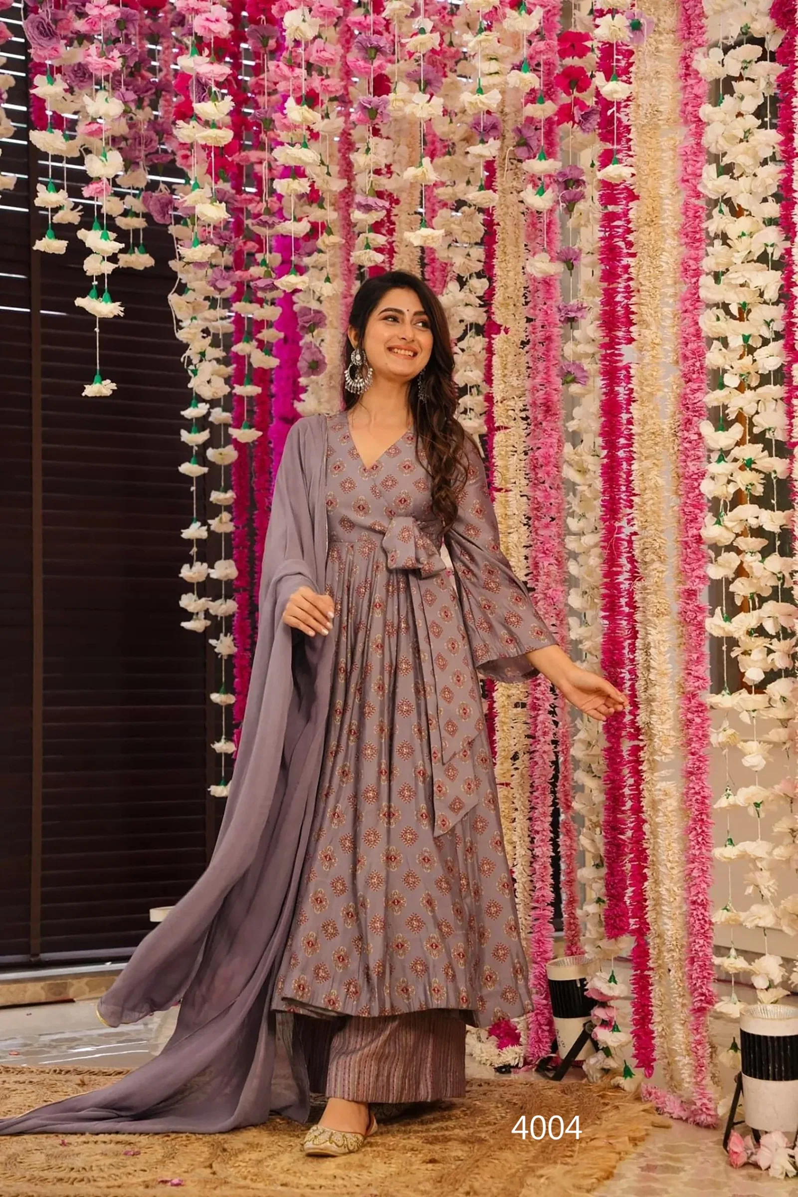 Vyoma Vol 4 Muslin Digital Printed Top Bottom And Dupatta Festival Wear Collection
