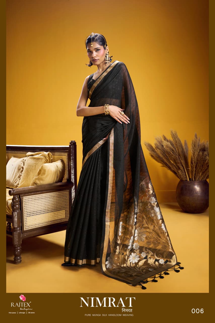 Rajtex Nimrat Munga SIlk Saree Collection