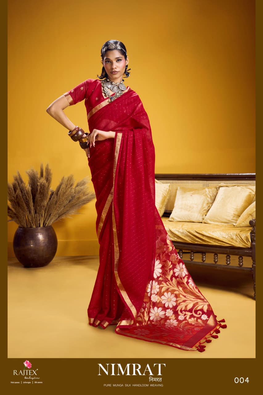 Rajtex Nimrat Munga SIlk Saree Collection