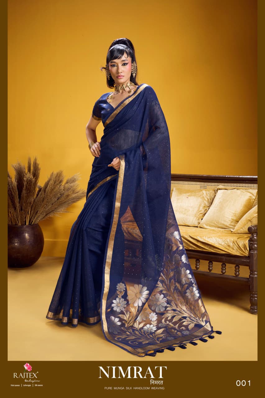 Rajtex Nimrat Munga SIlk Saree Collection