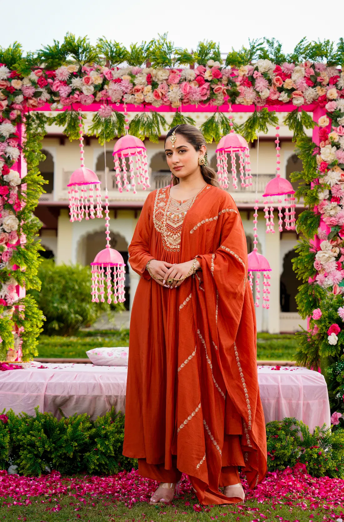 Lipsa 01 Vichitra Silk With Embroidery Work Top Bottom And Dupatta Collection 