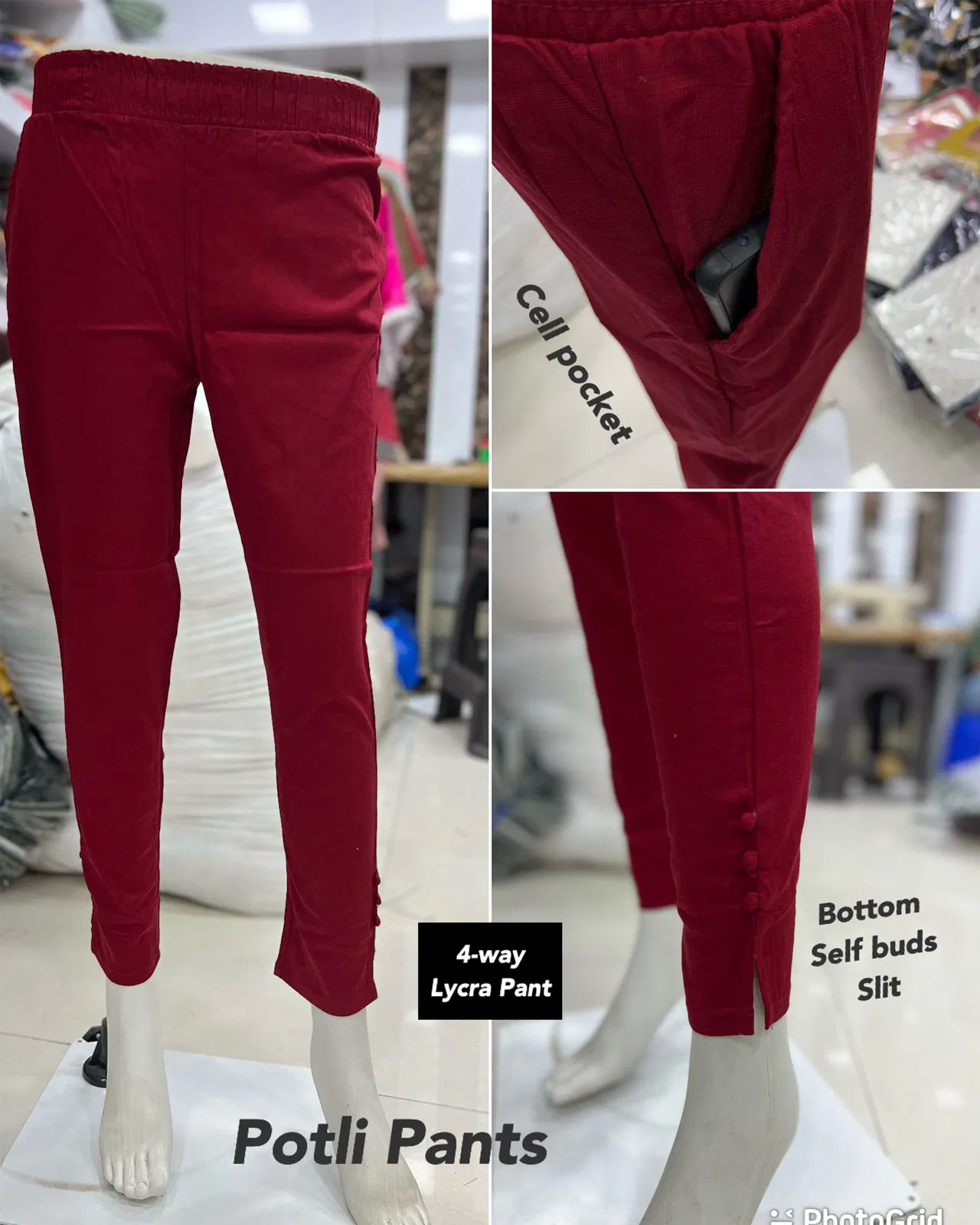 Potli Pant Vol 1 Cotton Lycra Casual Wear Pant Collection