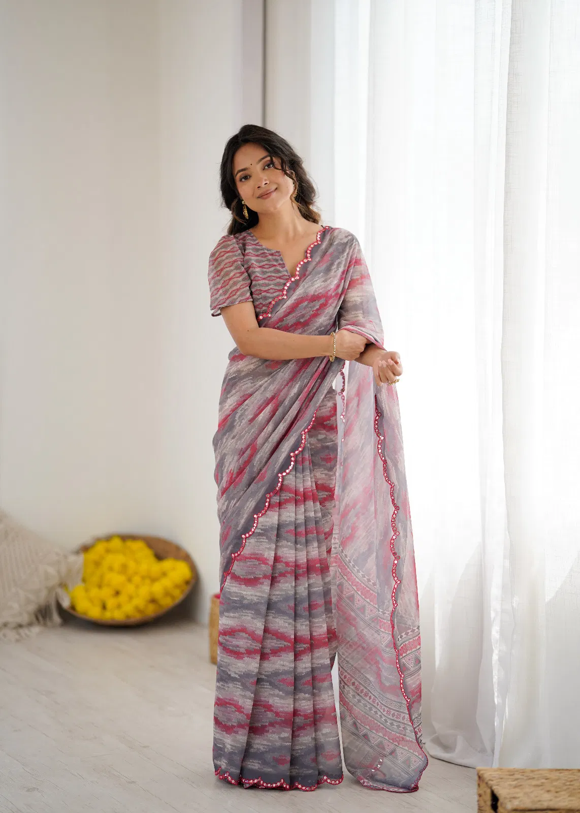 Bt 3148 Georgette Printed Casual Wear Saree Collection