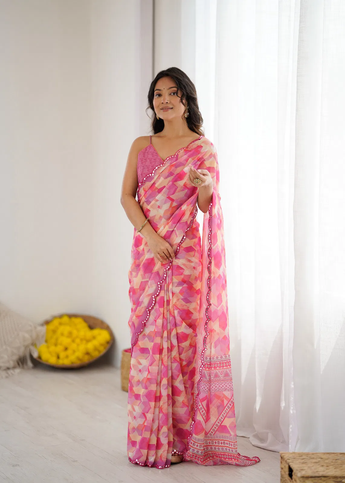 Bt 3148 Georgette Printed Casual Wear Saree Collection