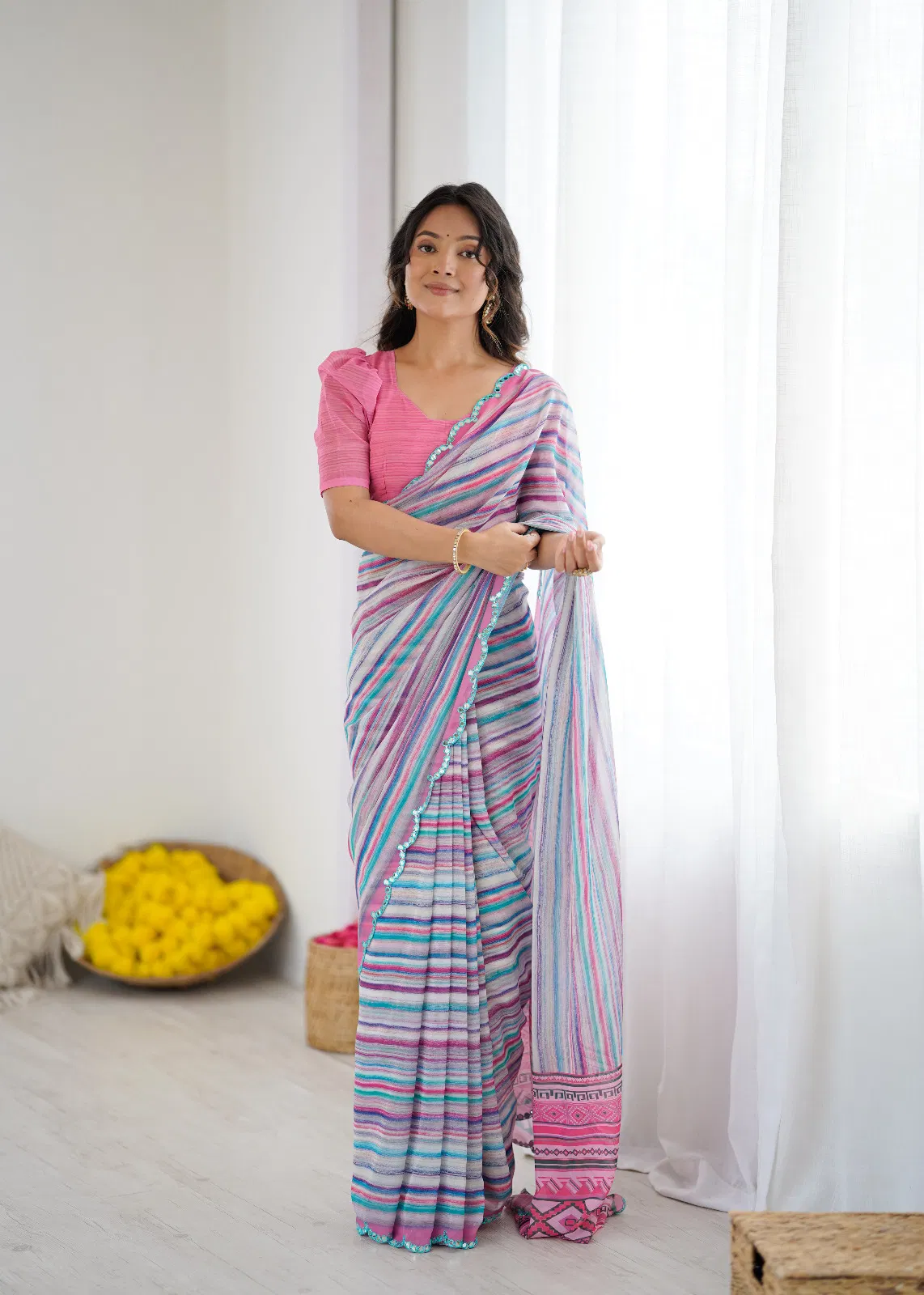 Bt 3148 Georgette Printed Casual Wear Saree Collection