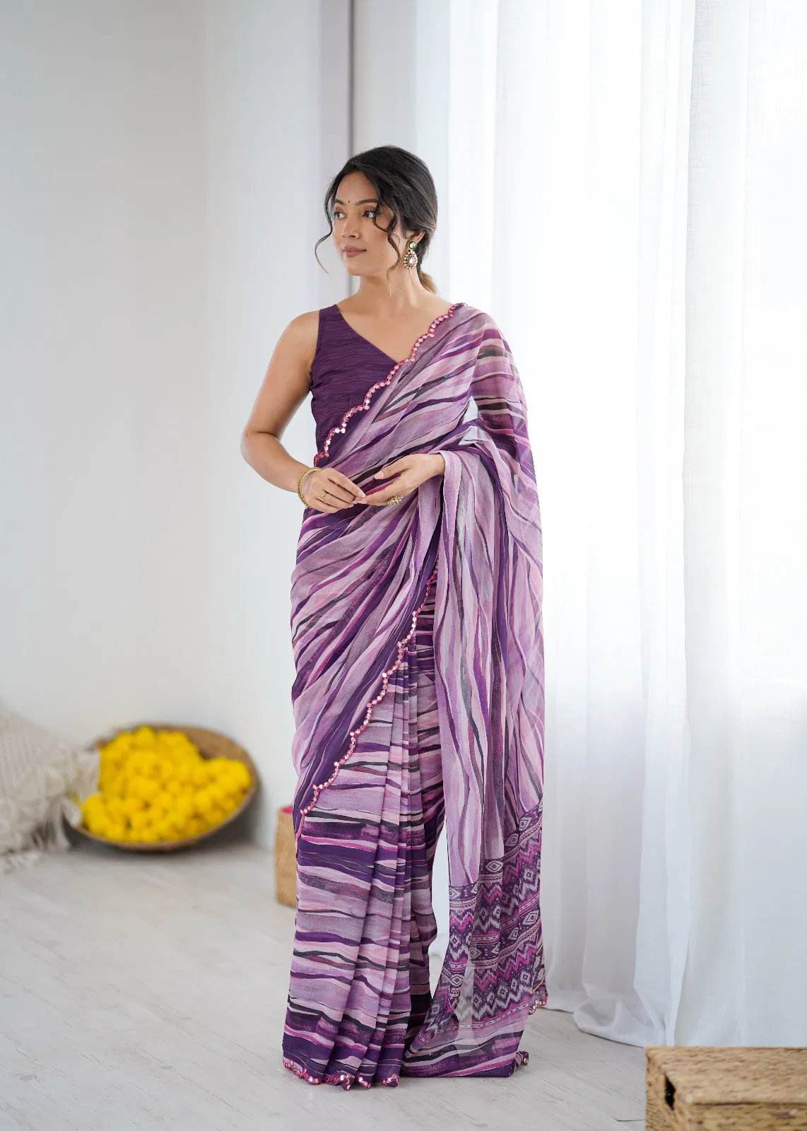 Bt 3148 Georgette Printed Casual Wear Saree Collection