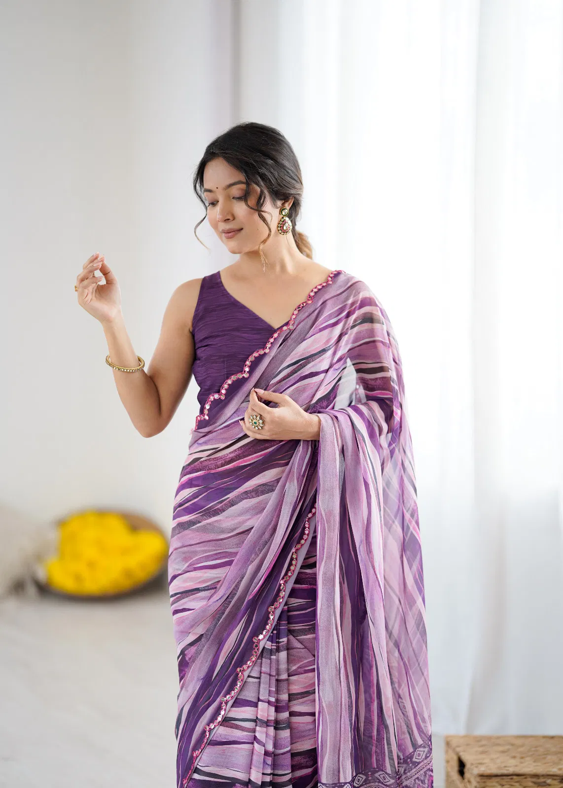 Bt 3148 Georgette Printed Casual Wear Saree Collection