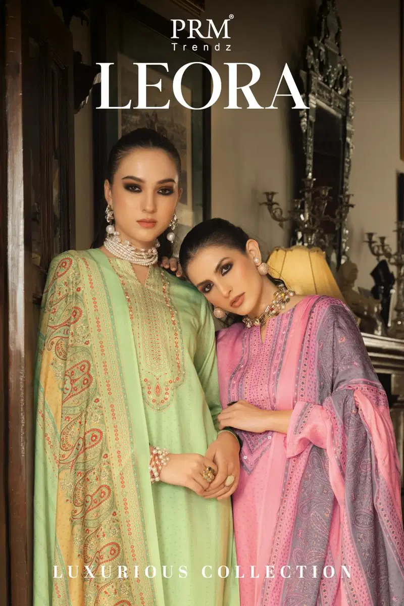 Prm Leora Jam Silk Digital Print With Handwork Salwar Kameez