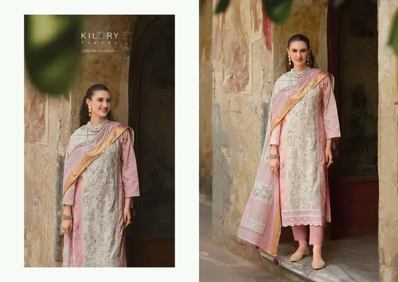Kilory Mehfilen Lawn Cotton Digital Print With Embroidery Salwar Kameez