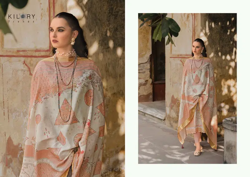 Kilory Mehfilen Lawn Cotton Digital Print With Embroidery Salwar Kameez