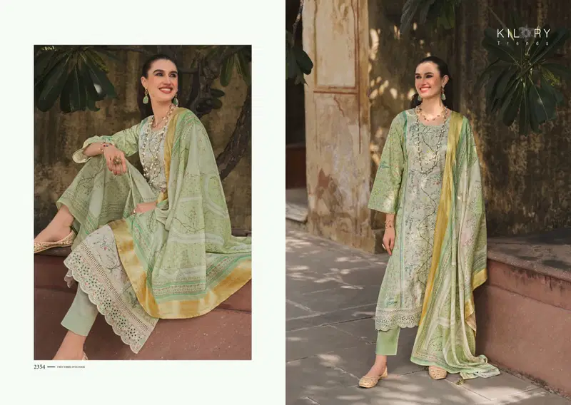 Kilory Mehfilen Lawn Cotton Digital Print With Embroidery Salwar Kameez
