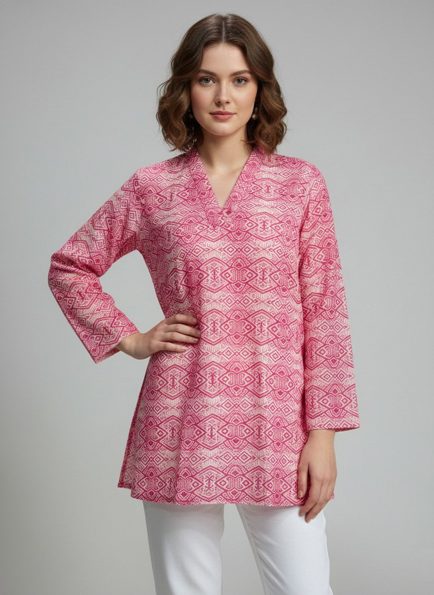 Aawiya RJ 3 Heavy Muslin Digital Printed Top Collection